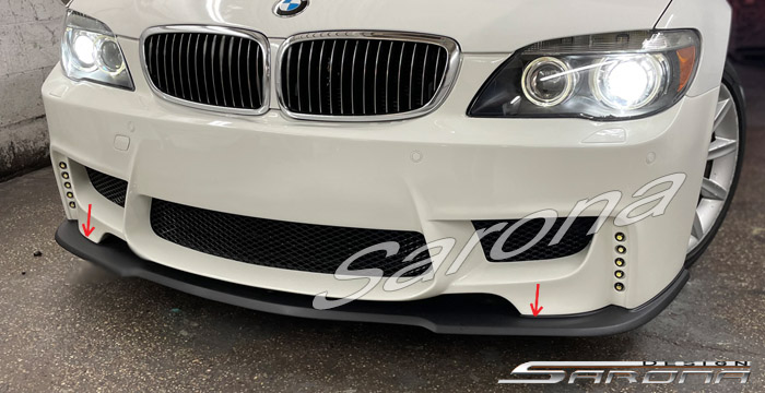 Custom BMW 7 Series  Sedan Front Bumper (2005 - 2008) - $670.00 (Part #BM-053-FB)